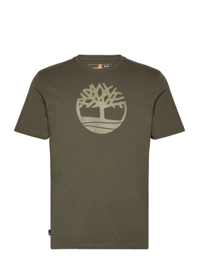 Timberland Tree Logo Short Sleeve Tee   Green   S