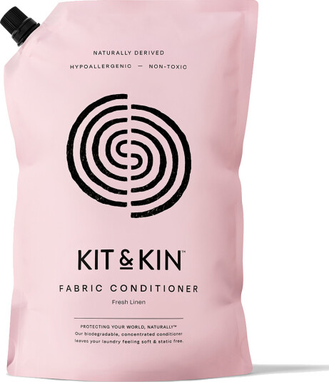 Kit & Kin Mjukmedel Fresh Linne 1 liter   Fabric Conditioner Fresh Linen 1000ml