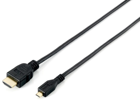 EQUIP HIGHSPEED HDMI-MICROHDMI ADAPT CBL M/M 1M BLK CABL EQUIP HIGHSPEED HDMI-MICROHDMI ADAPT CBL M/M 1M BLK CABL