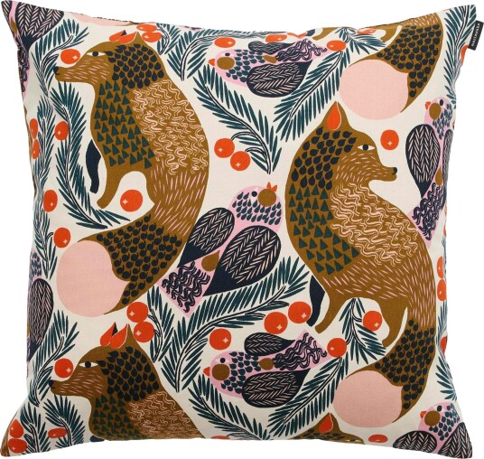 Pieni Ketunmarja Putetrekk 50x50 cm Flerfarget