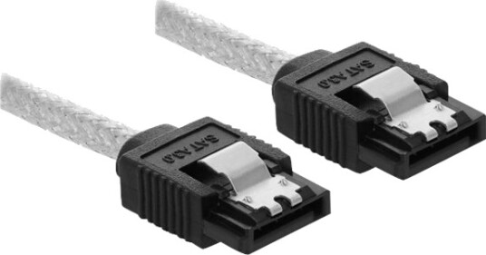 Delock Sata Kabel Serial Ata 150/300/600 Sata R Til Sata R 50 Cm Gjennomsiktig Delock Sata Kabel Serial Ata 150/300/600 Sata R Til Sata R 50 Cm Gjennomsiktig