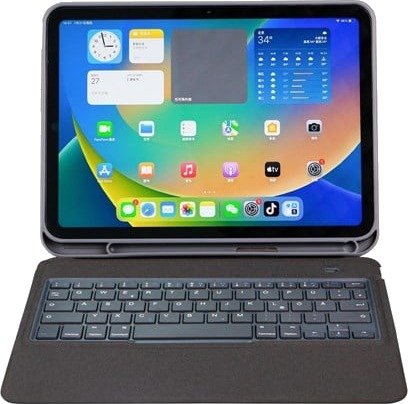 Deqster Slim 2 Tastatur & Foliosett Tysk Grå 40-1018415 Deqster Slim 2 Tastatur & Foliosett Tysk Grå 40-1018415