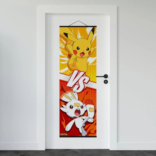 Pokemon Plakat Pikachu and Scorbunny - 53 x 158 cm