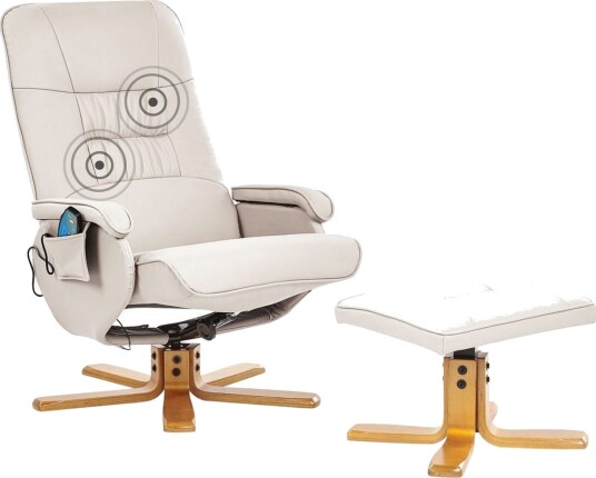 Massasjestol Relaxpro Beige Lys Tre
