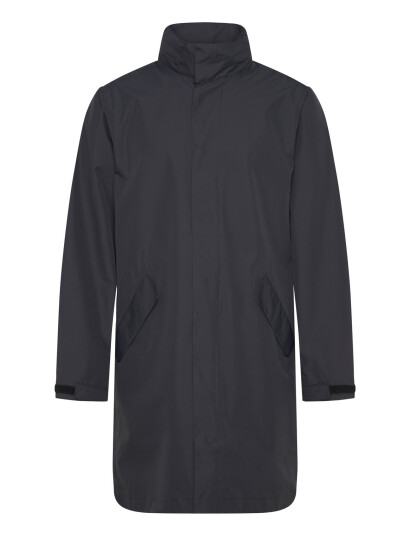 H2O Rømø Logo Lw Rain Long Jacket - Black - XS