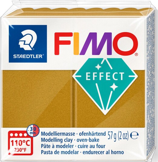 Staedtler FIMO Effect Ovnsherdende Modellermasse 57 g Gull Metallic