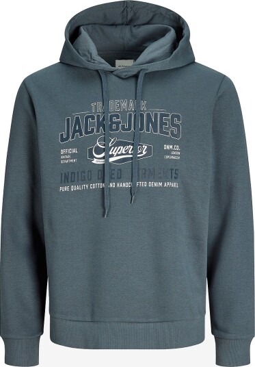 Jack & Jones Hettegenser Jjelogo Sweat Hood 2 Col Aw26 Sn 2 pack Grå