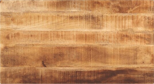 Bordplate 110x50x3,8 cm rektangulær grovt heltre mango