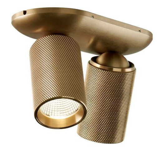 Light Point Raw 2 Taklampe 2700/3000K Brass