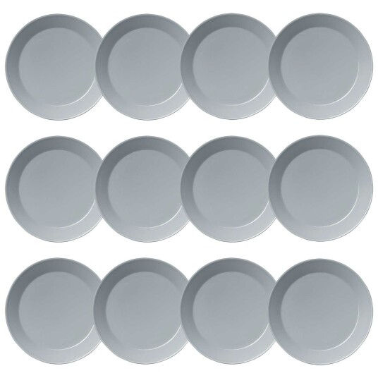 Iittala Teema Tallerken 26 cm Perlegrå 12 pk
