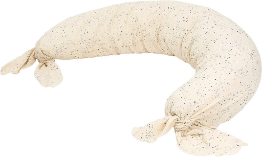 NOBODINOZ Maternity Pillow In Washed Double Muslin Wabi-Sabi Cream ONE SIZE NOBODINOZ Maternity Pillow In Washed Double Muslin Wabi-Sabi Cream ONE SIZE