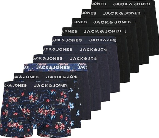 Jack & Jones Jaclamine Flower Trunks 10 Pack Navy XXL Jack & Jones Jaclamine Flower Trunks 10 Pack Navy XXL