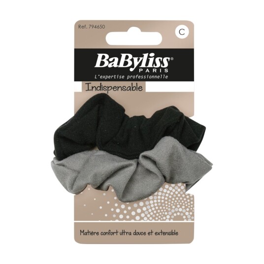 BABYLISS SCRUNCHIES HÅRSTRIKK, 2 STK
