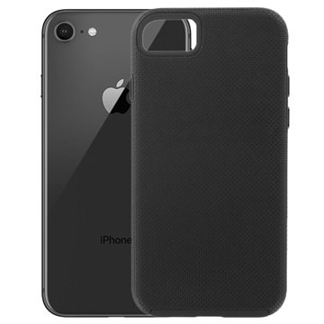 Prio Double Shell iPhone 7/8/SE (2020)/SE (2022) Hybrid-deksel Svart