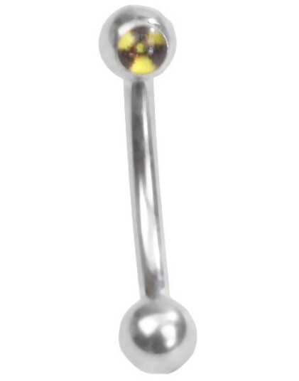 Utgått Radio Activ 1.2 x 8 mm Øyenbrynspiercing