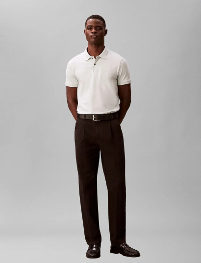 Calvin Klein Ss Slim Refined Pique Polo Green XXL