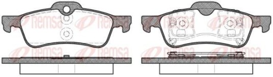 Bremseklosser REMSA 0862.00