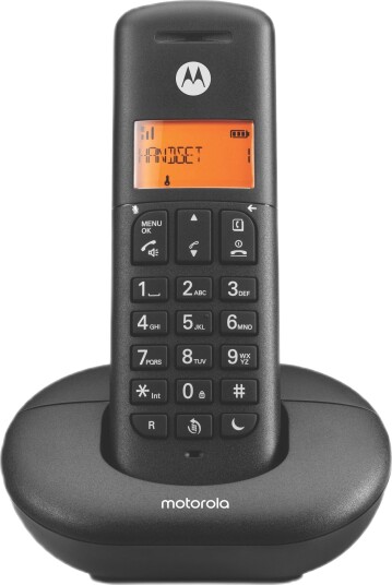Motorola E201 DECT trådløs bordtelefon RJ11 Svart Motorola E201 DECT trådløs bordtelefon RJ11 Svart