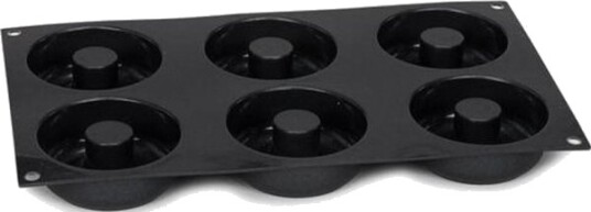 Patisse Smultring Form 29 X 17 Cm Svart Silikon 6 Rom