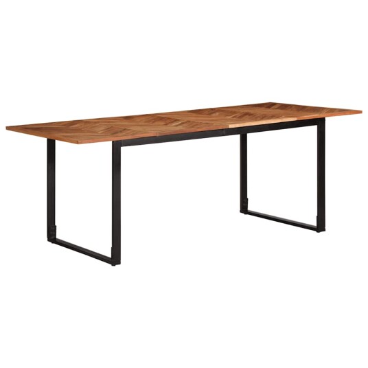  Spisebord 200x100x75 cm heltre akasie