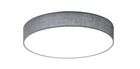 Trio Lighting Lugano taklampe, grå, Ø40 cm Trio Lighting Lugano taklampe, grå, Ø40 cm