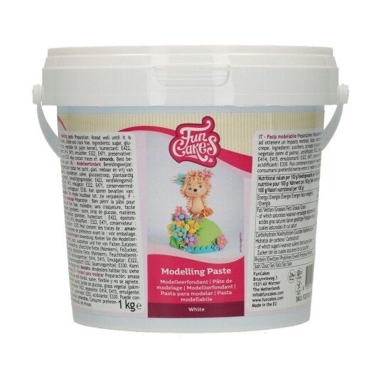 Funcakes Modelleringspasta Hvit 1kg 