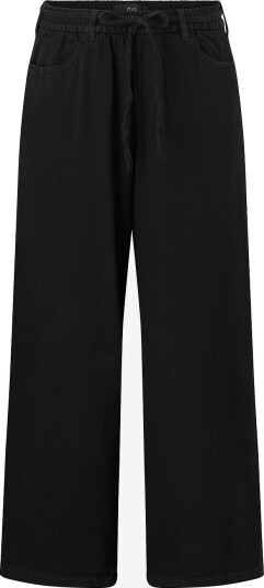 Zizzi Jeans Jsammi Wide Jeans Svart