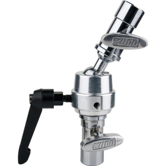 Kupo KCP-412 5/8" Swivel Super Grip Double Baby Receiver Kupo KCP-412 5/8" Swivel Super Grip Double Baby Receiver
