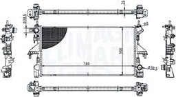 MAGNETI MARELLI 350213213100 Radiator motorkjøling MAGNETI MARELLI 350213213100 Radiator motorkjøling