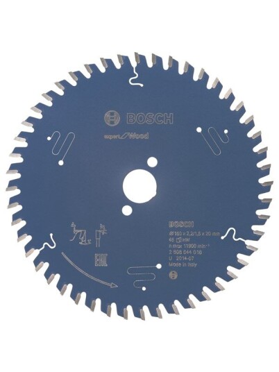 Bosch 160 mm Sirkelsagblad Expert for Tre med 48 Tenner