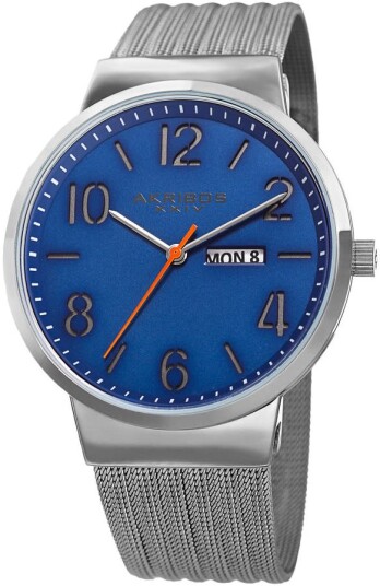 Akribos XXIV Herreklokke AK996SSBU Designer Blå/Stål Ø42 mm Akribos XXIV Herreklokke AK996SSBU Designer Blå/Stål Ø42 mm