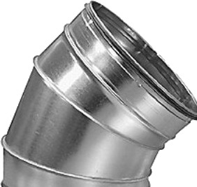 Bøj. Ø630 45 Gr. Bf 630 45 Nippel/Nippel Falset Galvaniseret Bøj. Ø630 45 Gr. Bf 630 45 Nippel/Nippel Falset Galvaniseret