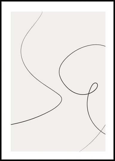 Shapes Line Art No. 2 Plakat Plakat / 100x150cm