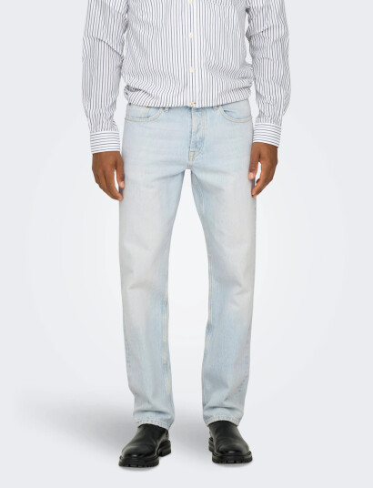ONLY & SONS Onsedge Straight Lb 9393 Dot Dnm Noos Blue 31 x 34 ONLY & SONS Onsedge Straight Lb 9393 Dot Dnm Noos Blue 31 x 34