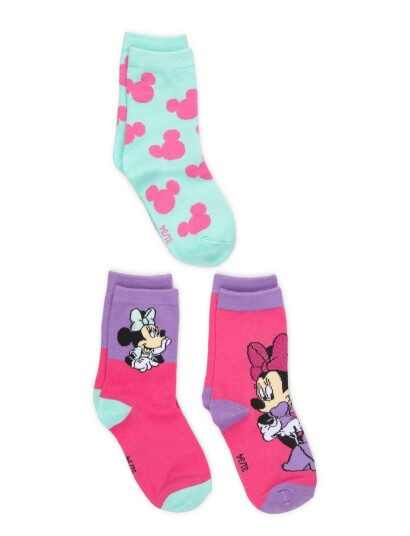 Minnie Mouse Socks   Multi/patterned   23/26