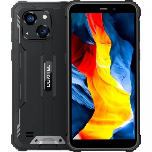 Oukitel G2 6" Robust Smarttelefon 4GB/64GB Svart med 6300mAh Oukitel G2 6" Robust Smarttelefon 4GB/64GB Svart med 6300mAh