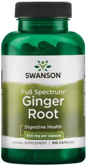 Swanson Ginger Root (Ingefærrot) - 100 Kapsler Swanson Ginger Root (Ingefærrot) - 100 Kapsler