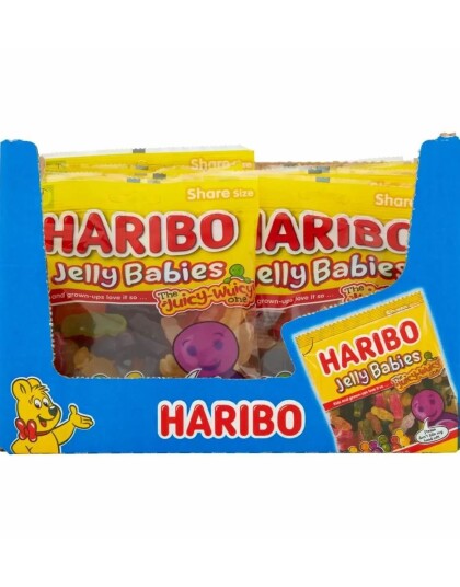 12 stk Haribo Jelly Babies   Hel Eske 1920 gram