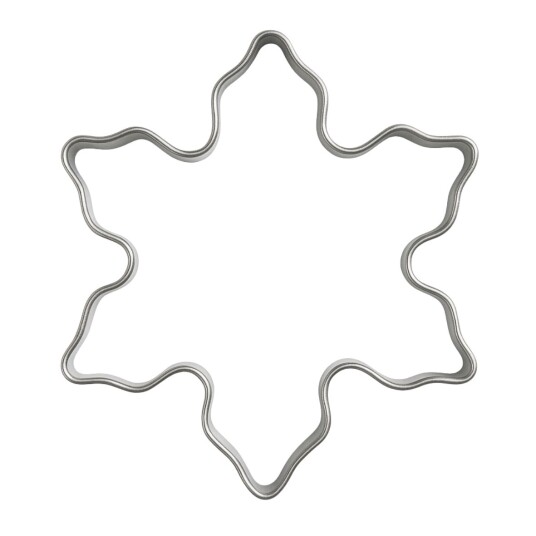 Pepperkakeform Snøflak Stor  8 Cm 