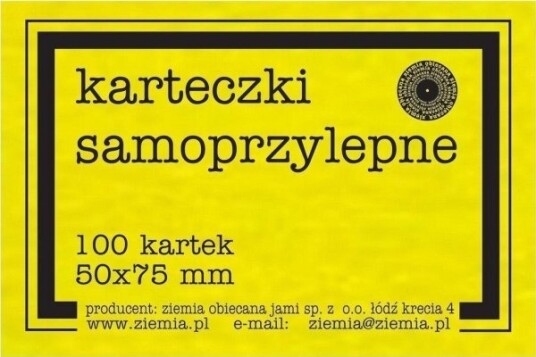 Selvklebende Notatark Fluo 50X75 Mm 100 K Gule Selvklebende Notatark Fluo 50X75 Mm 100 K Gule