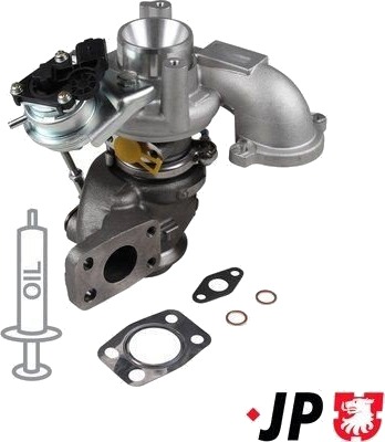 Turbolader JP GROUP 4117400400 Turbolader JP GROUP 4117400400