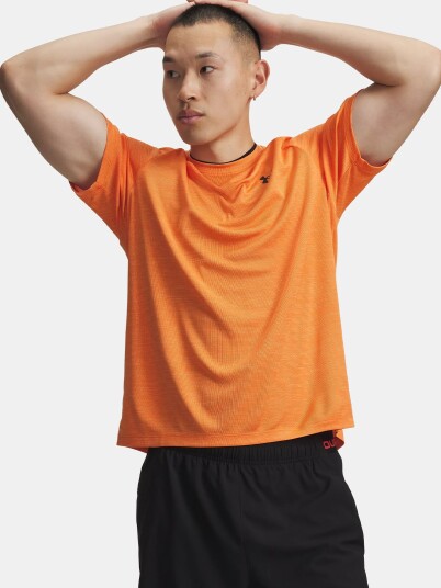 Under Armour Tech Textured Short Sleeve Tee Oransje M