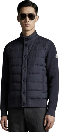 Moncler Herre Strikkevarer Blå M,