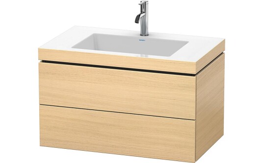 Duravit L-Cube Servantskap m/2 skuffer 800x500x480 mm Middelhavs Eik