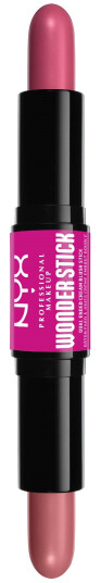 NYX Professional Makeup Wonder Stick Dual-Ended Cream Blush Stick 01 Light Peach + Baby Pink NYX Professional Makeup Wonder Stick Dual-Ended Cream Blush Stick 01 Light Peach + Baby Pink