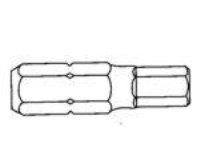 Jonnesway Imbus End 6 X 75mm 6 vinkel 10mm
