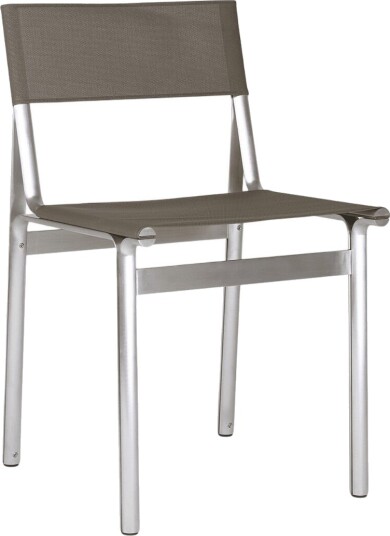 Union Spisestol Aluminum/Taupe Mesh Union Spisestol Aluminum/Taupe Mesh