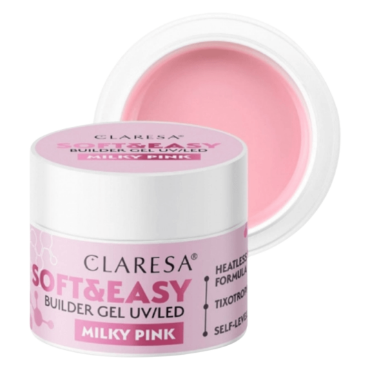 Claresa Soft & Easy Builder Gel Milky Pink 12g