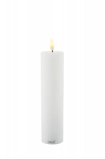 Sille Exclusive LED-lys, Ø50 H200, batteri, hvit