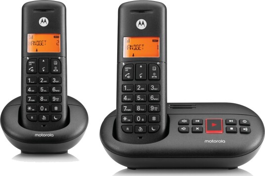 Motorola E212 DUO Trådløs Telefon Svart Motorola E212 DUO Trådløs Telefon Svart